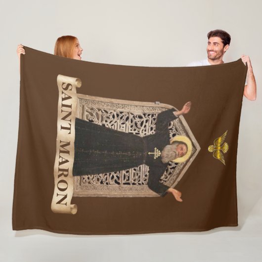 St. Maron (Maroun) مَ ا و Maronitkirche رُ Fleecedecke (Beispiel)