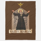 St. Maron (Maroun) مَ ا و Maronitkirche رُ Fleecedecke (Vorderseite)