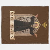 St. Maron (Maroun) مَ ا و Maronitkirche رُ Fleecedecke (Vorderseite (Horizontal))