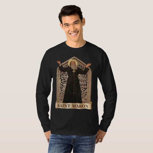 St. Maron (Maroun) مَ ا و Maronitkirche رُ T-Shirt (Vorne ganz)