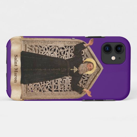 St. Maron, Schirmherr der katholischen Kirche von  Case-Mate iPhone Hülle (Rückseite (Horizontal))