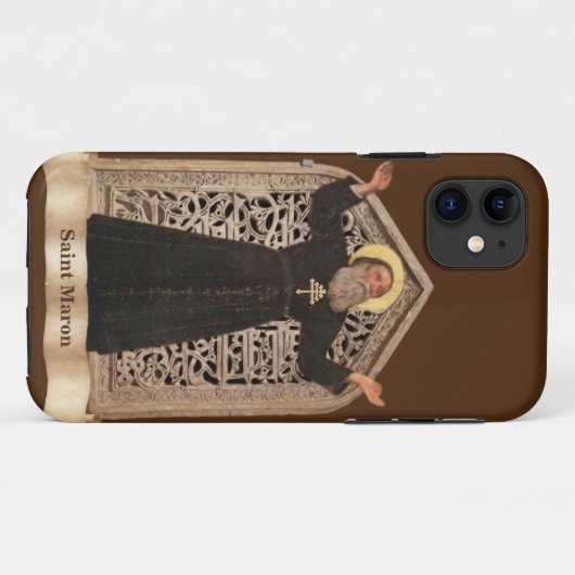 St. Maron, Schirmherr der katholischen Kirche von  Case-Mate iPhone Hülle (Rückseite (Horizontal))