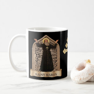 St. Maron und St. Charbel vom maronitischen Ritus Kaffeetasse