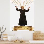 St Maroun - Maron (ا ل ق د ي س م ا B Poster (Küche)
