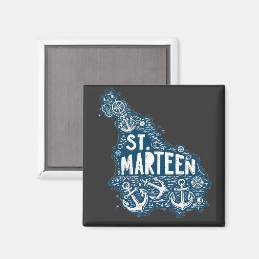 ST.MARTEEN MAGNET (Vorderseite/Rückseite)
