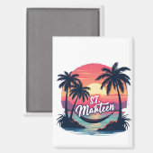 ST.MARTEEN MAGNET (Vorderseite/Rückseite)