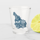 ST.MARTEEN SCHNAPSGLAS (Vorderseite)