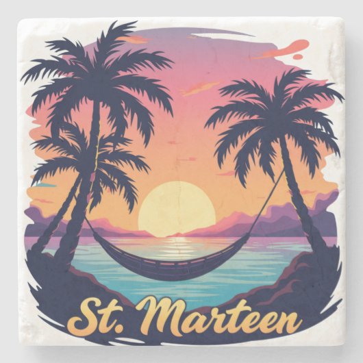 ST.MARTEEN STEINUNTERSETZER (Vorderseite)