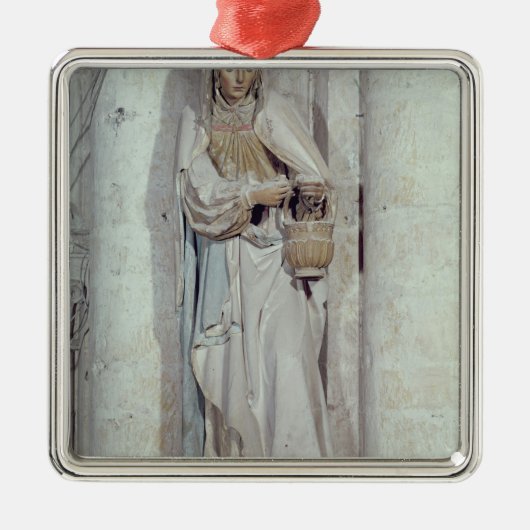 St. Martha Silbernes Ornament (Vorne)