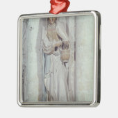 St. Martha Silbernes Ornament (Links)