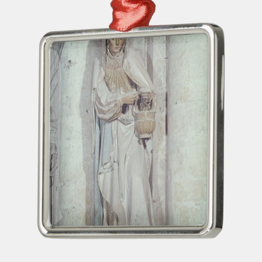St. Martha Silbernes Ornament (Links)