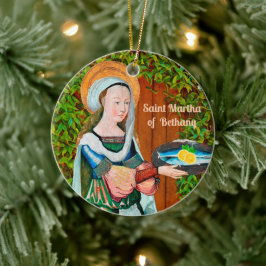 St. Martha von Bethany in Ihre Küche (Detail) Keramik Ornament