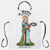 St. Martha von Bethany in Ihre Küche (Schlicht) Schürze (Vorderseite)