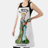 St. Martha von Bethany in Ihre Küche (Schlicht) Schürze (InSitu)