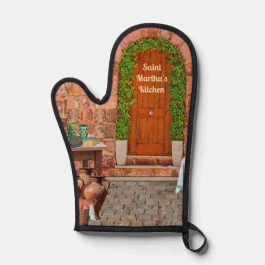 St. Martha von Bethany's Kitchen Ofenhandschuh (Vorderseite)