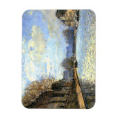 St Martin Canal Alfred Sisley Magnet (Vertikal)