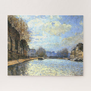St Martin Canal Alfred Sisley Poster Puzzle