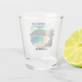 ST. MARTIN CARAIBES SCHNAPSGLAS (Rückseite)