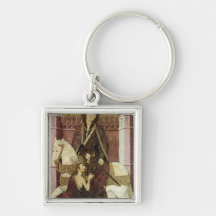 St Martin, das seinen Mantel teilt Schlüsselanhänger