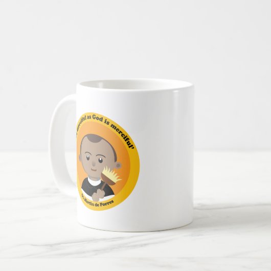 St Martin de Porres Kaffeetasse (Vorderseite Links)