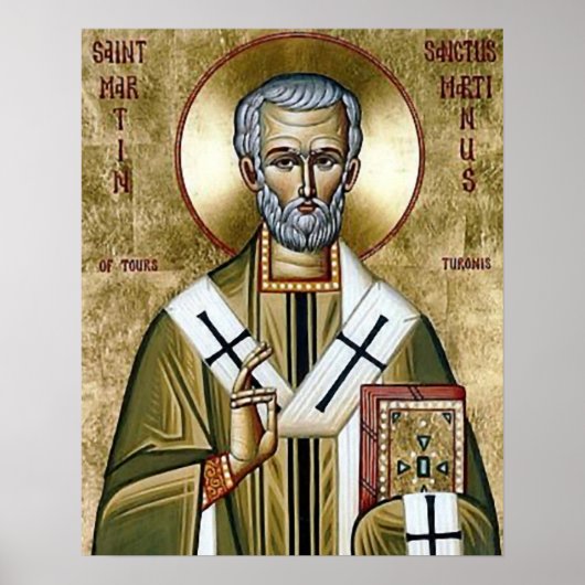 St Martin de Tours Icon Poster (Vorne)
