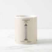 St. Martin Island Lighthouse - Michigan - SBD Kaffeetasse (Mittel)