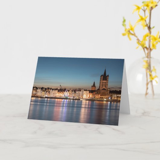 St. Martin Kirche Köln Karte (Gelbe Blume)