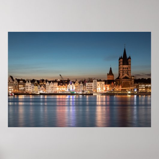 St. Martin Kirche Köln Poster (Vorne)