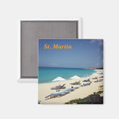 ST. martin Kühlschrankmagnet (Vorderseite/Rückseite)