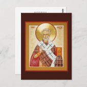 St Martin of Tours Prayer Card Postkarte (Vorne/Hinten)
