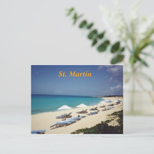 St. Martin Postcard Postkarte (Stehend Vorderseite)