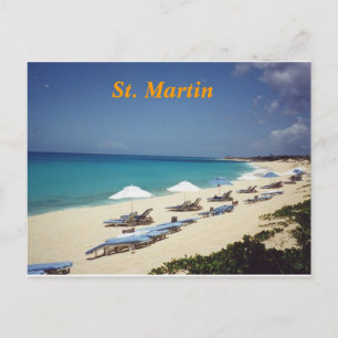 St. Martin Postcard Postkarte
