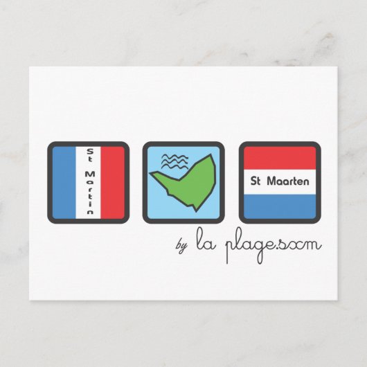 St Martin Postkarte (Vorderseite)