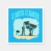 St. Martin San-Maarten Napkins Serviette (Vorderseite)