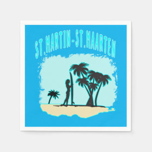 St. Martin San-Maarten Napkins Serviette