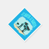 St. Martin San-Maarten Napkins Serviette (Ecke)