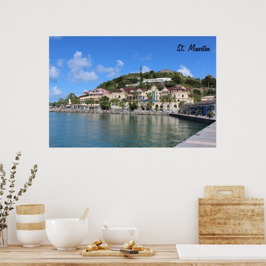 St. Martin (St. Maarten) Foto Poster (Küche)