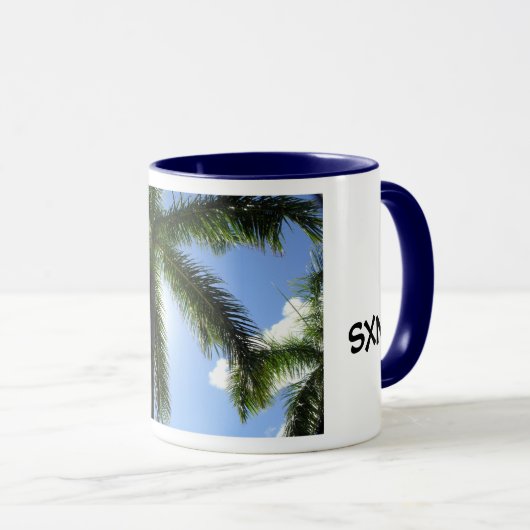 St Martin /St. Maarten-Kaffee-Tasse Tasse (VorderseiteRechts)