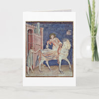 St.Martin teilt seine Mantel durch Simone Martini