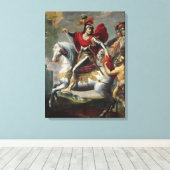 St. Martin teilt seinen Mantel mit dem Bettler Leinwanddruck (Insitu (Holzboden))