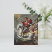 St. Martin teilt seinen Mantel mit dem Bettler Postkarte (Stehend Vorderseite)