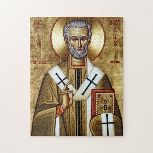 St. Martin the Merciful Orthodox Christian Icon Puzzle (Vertikal)