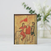 St. Martin und der Beggar Postkarte (Stehend Vorderseite)