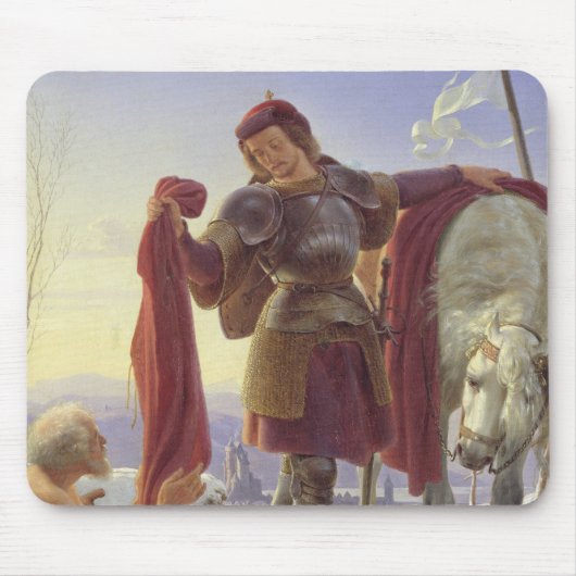 St Martin und der Bettler, 1836 Mousepad (Vorne)