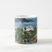 St. Martin und Marigot Bay Foto Kaffeetasse (Mittel)