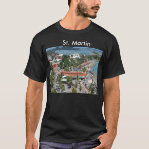 St. Martin und Marigot Bay Foto T-Shirt