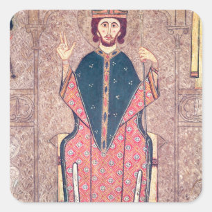 St Martin von Ausflügen, Detail von einem Altar Quadratischer Aufkleber