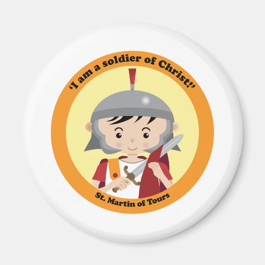 St. Martin von Tours Magnet (Vorne)