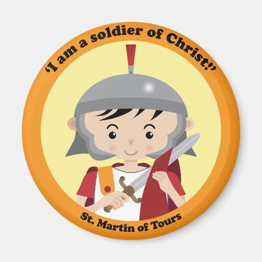 St. Martin von Tours Magnet (Vorne)