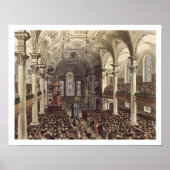 St Martins in the Fields, von 'Ackermann's Microc Poster (Vorne)